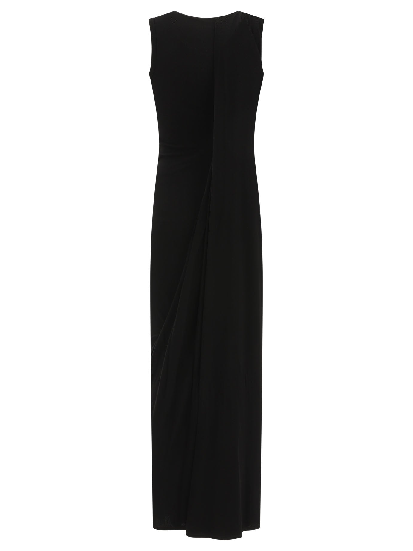 Balenciaga Ribbed jersey sleeveless dress - Black