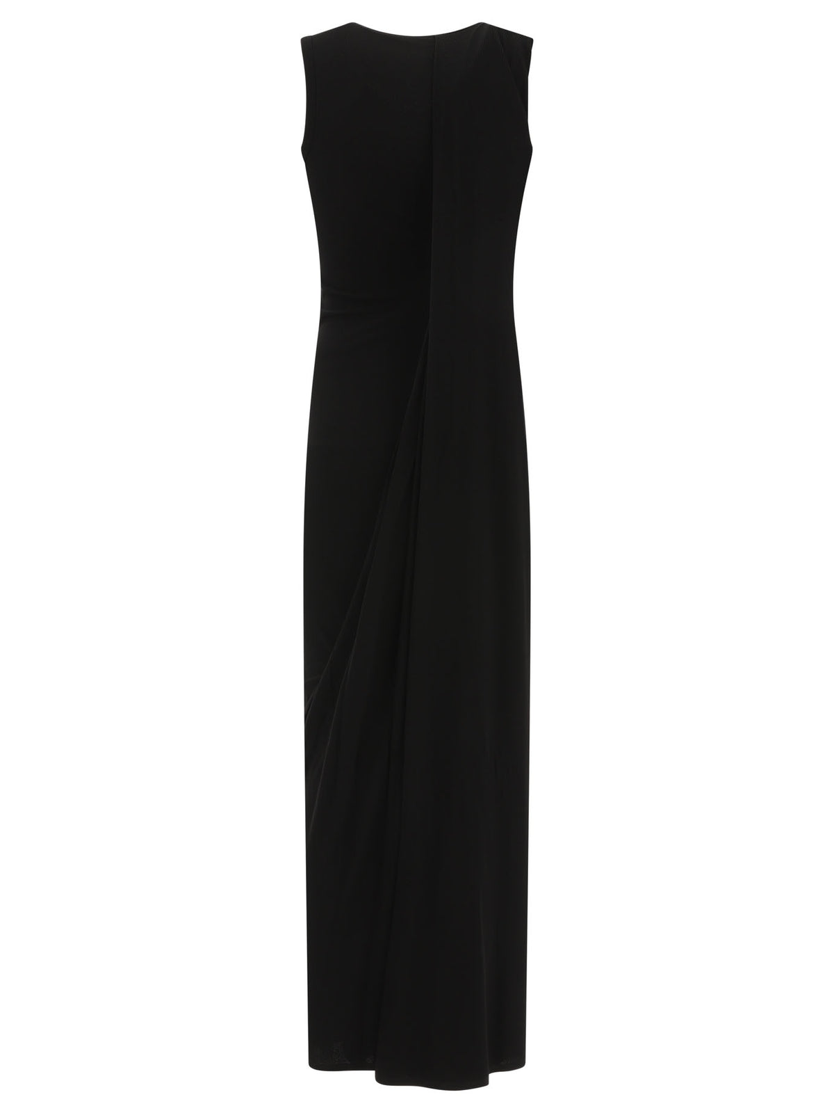 Balenciaga Ribbed jersey sleeveless dress - Black