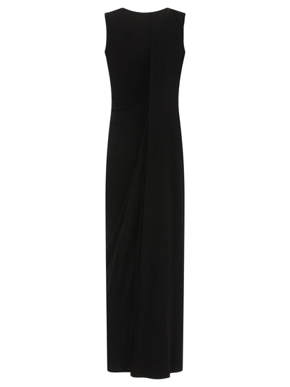Balenciaga Ribbed jersey sleeveless dress - Black