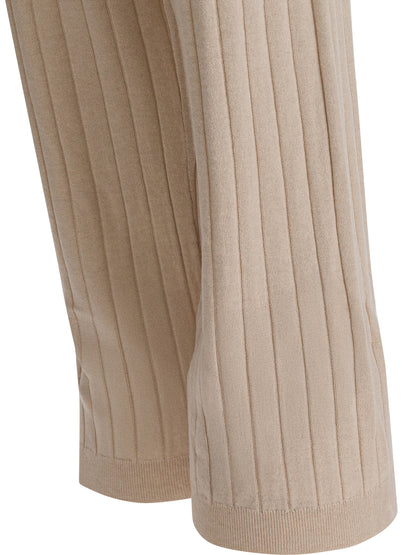 Brunello Cucinelli Casual cashmere pants - Beige
