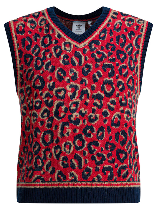 Adidas Originals "Wales Bonner Knit" vest - Red
