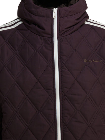 Adidas Originals "Wales Bonner" quilted jacket - Bordeaux