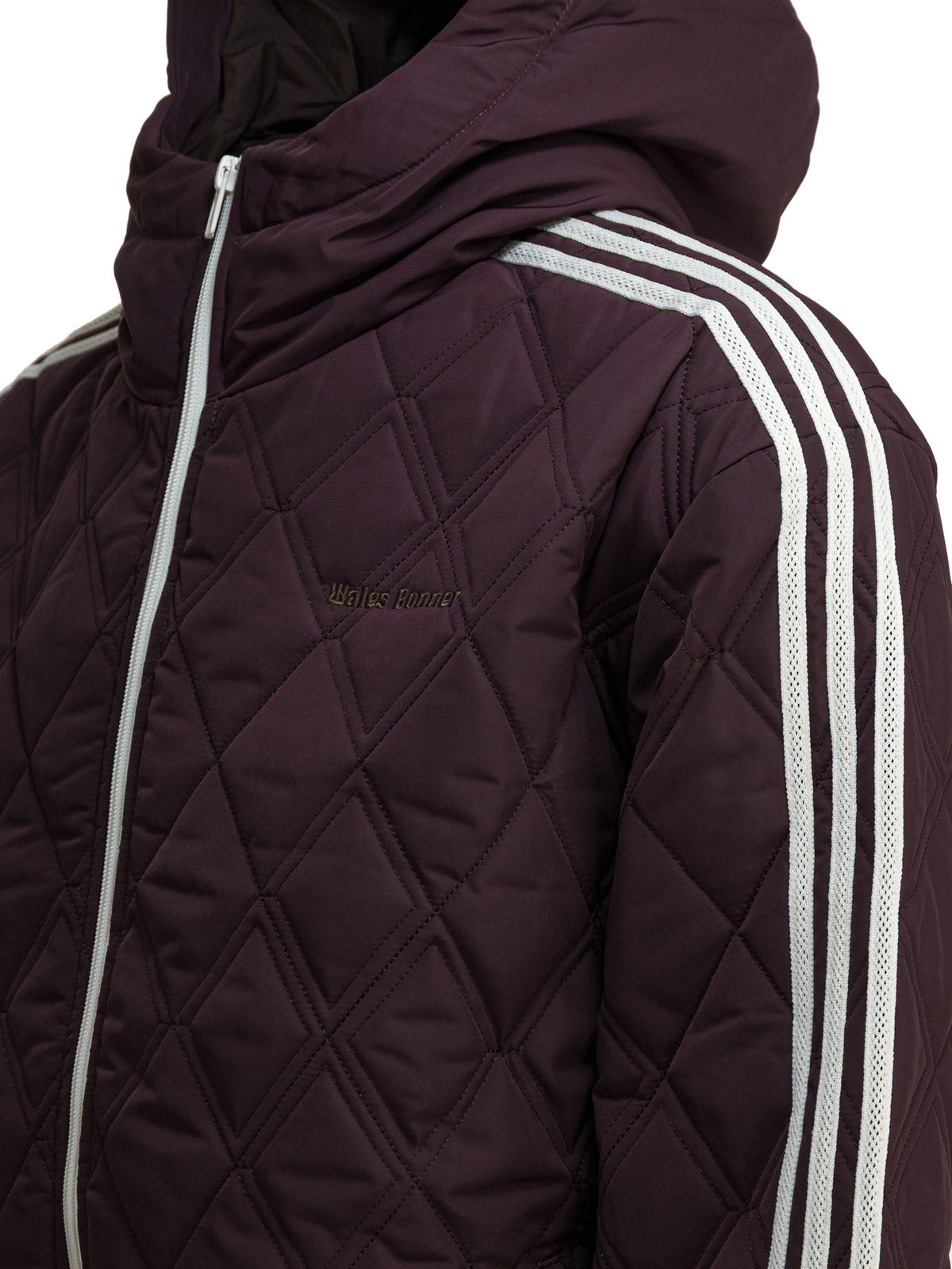 Adidas Originals "Wales Bonner" quilted jacket - Bordeaux