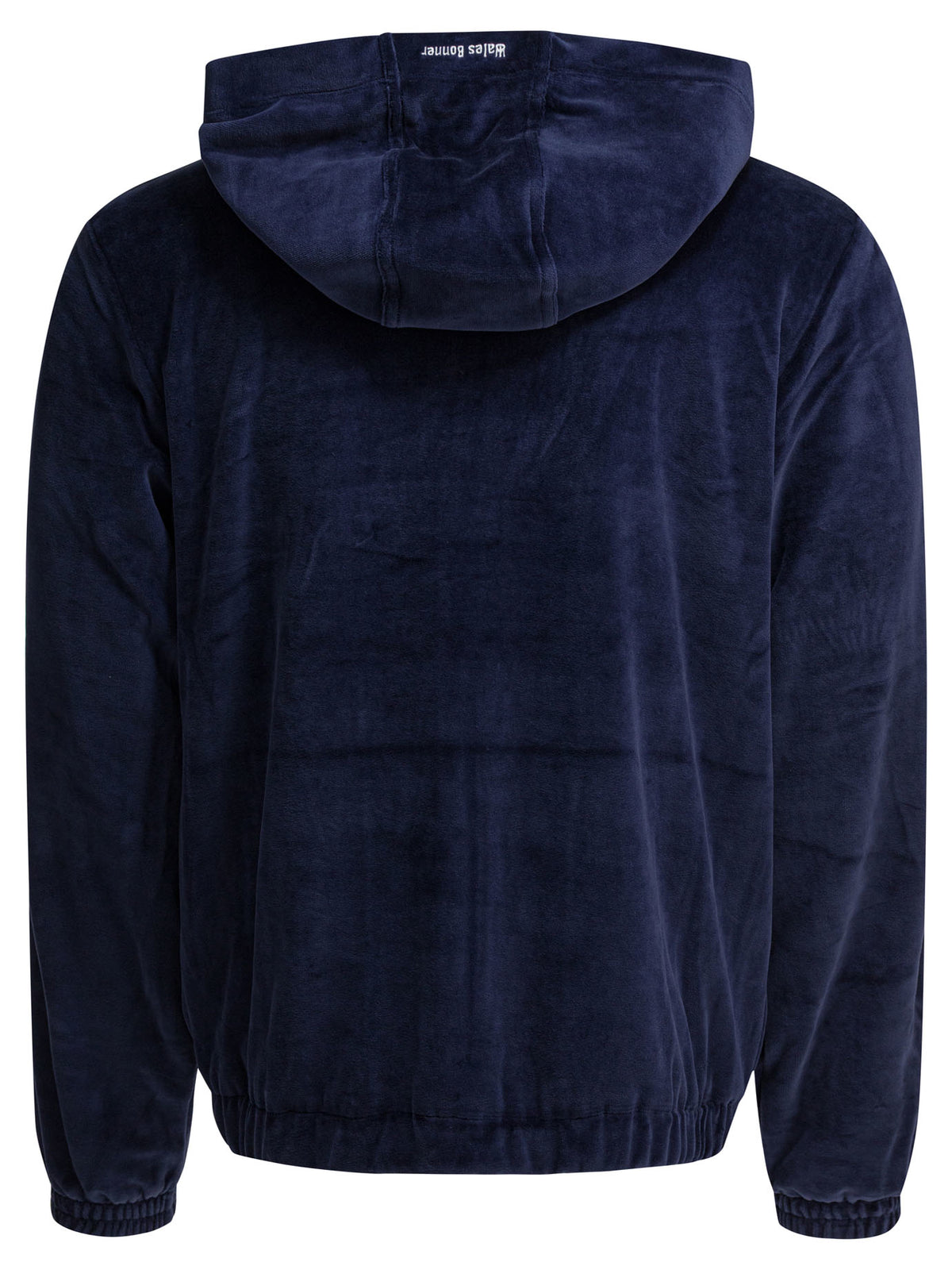 Adidas Originals "Wales Bonner Velour" zippered sweatshirt - Blue