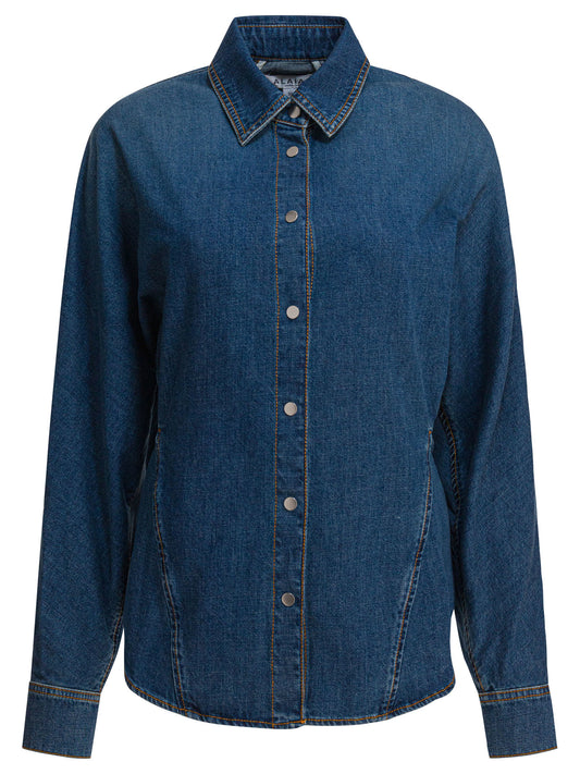AlaïA Denim shirt - Blue
