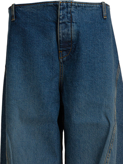 AlaïA "Cargo" Jeans - Blue