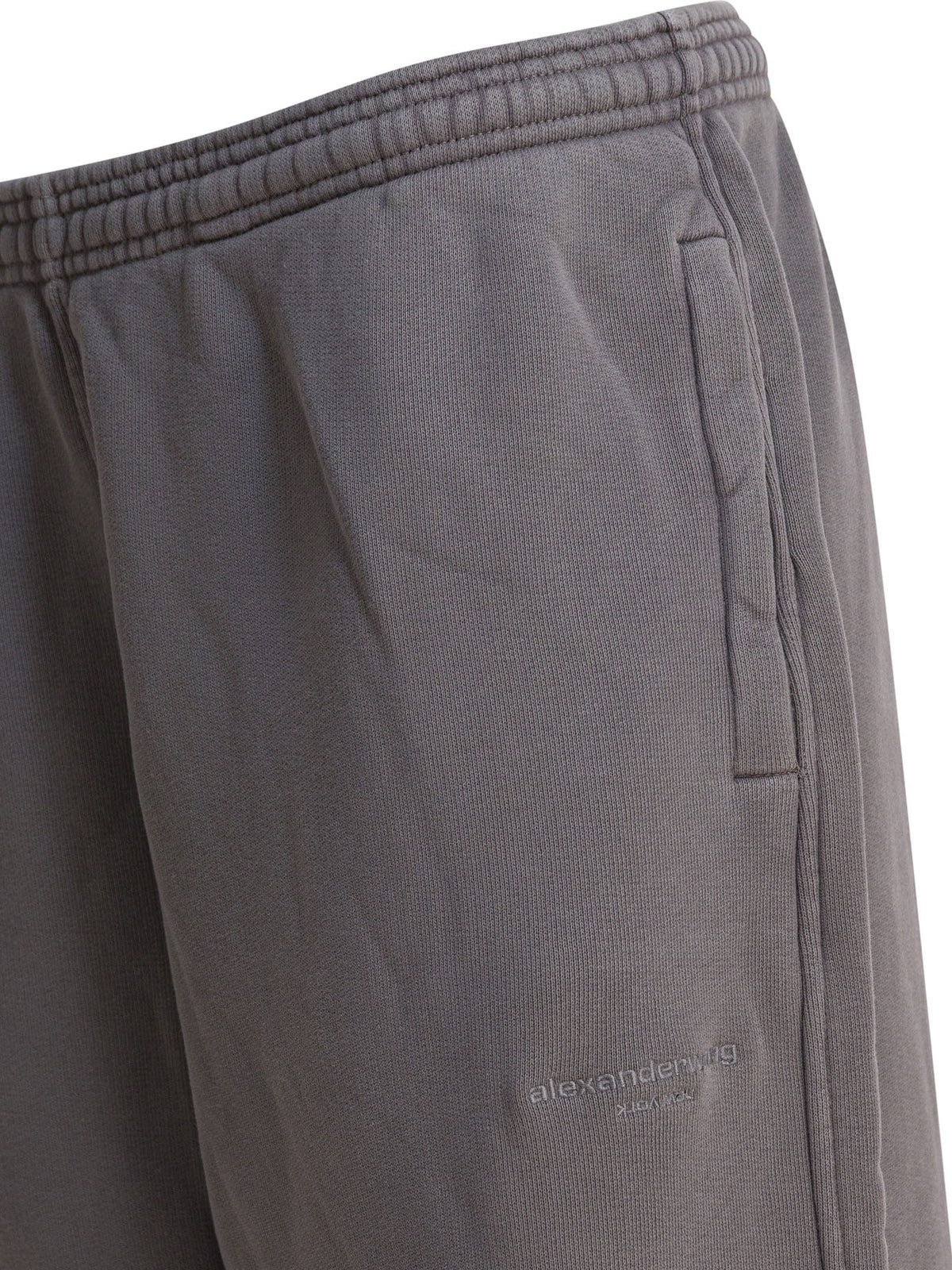 Alexander Wang Cotton sport pants - Grey