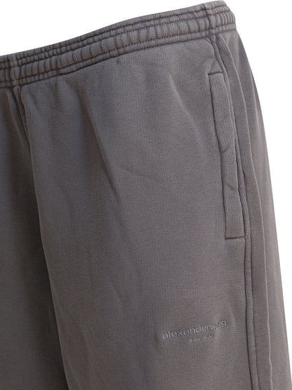 Alexander Wang Cotton sport pants - Grey