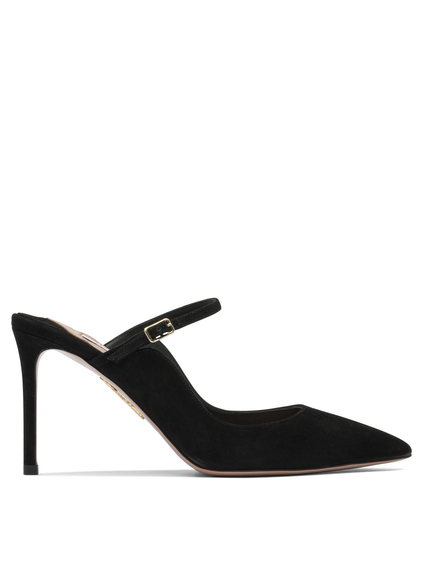 Aquazzura "Mary Jane 80mm" heeled mules - Black