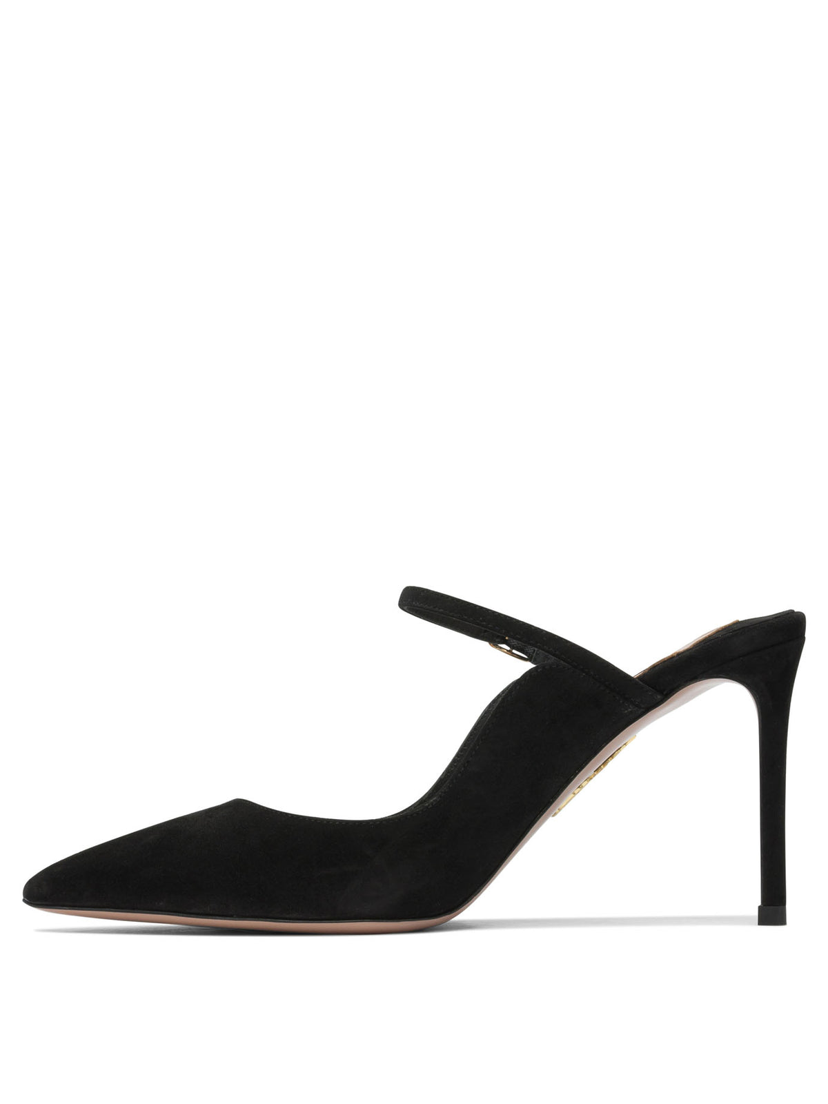 Aquazzura "Mary Jane 80mm" heeled mules - Black