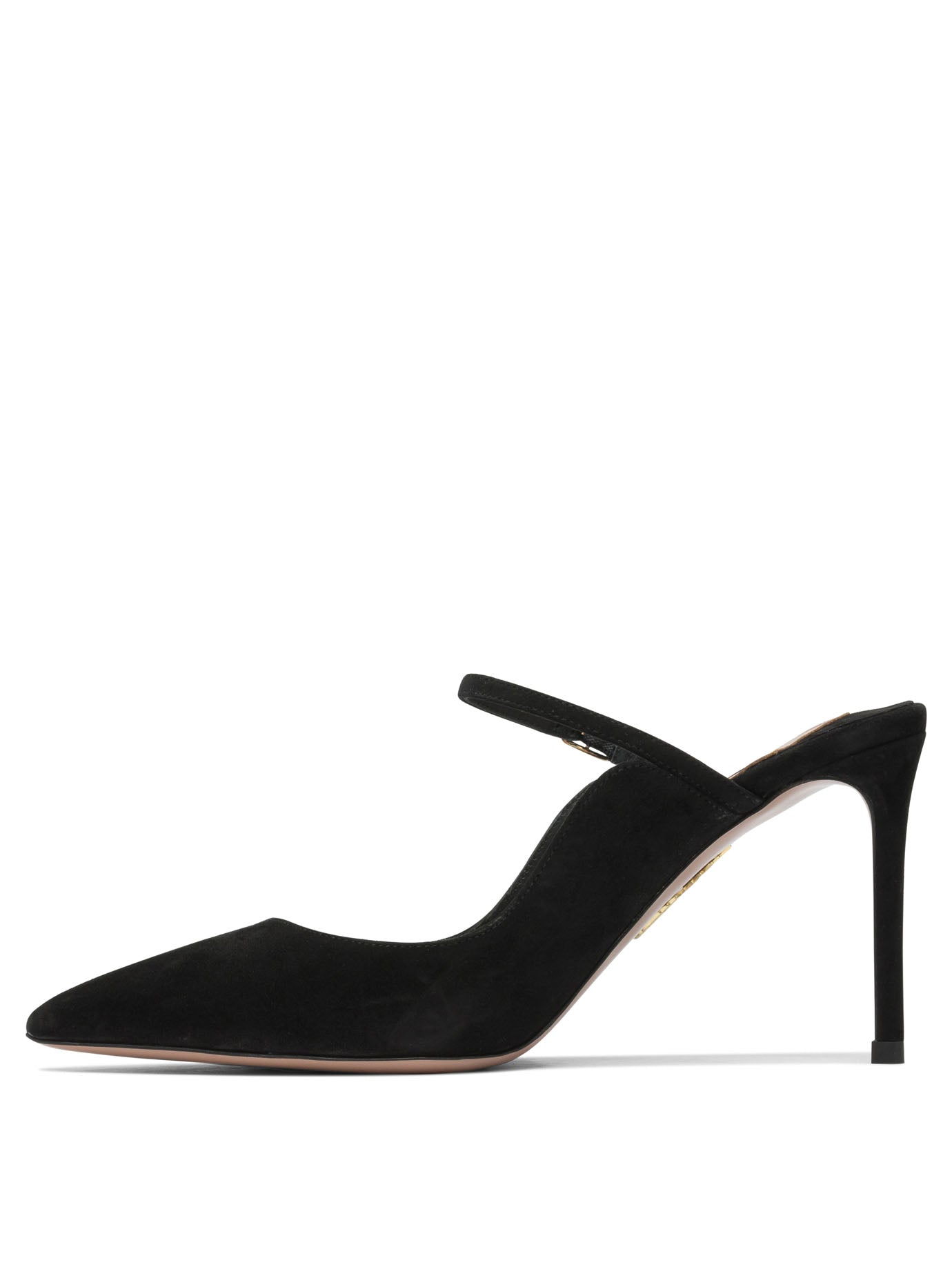 Aquazzura "Mary Jane 80mm" heeled mules - Black