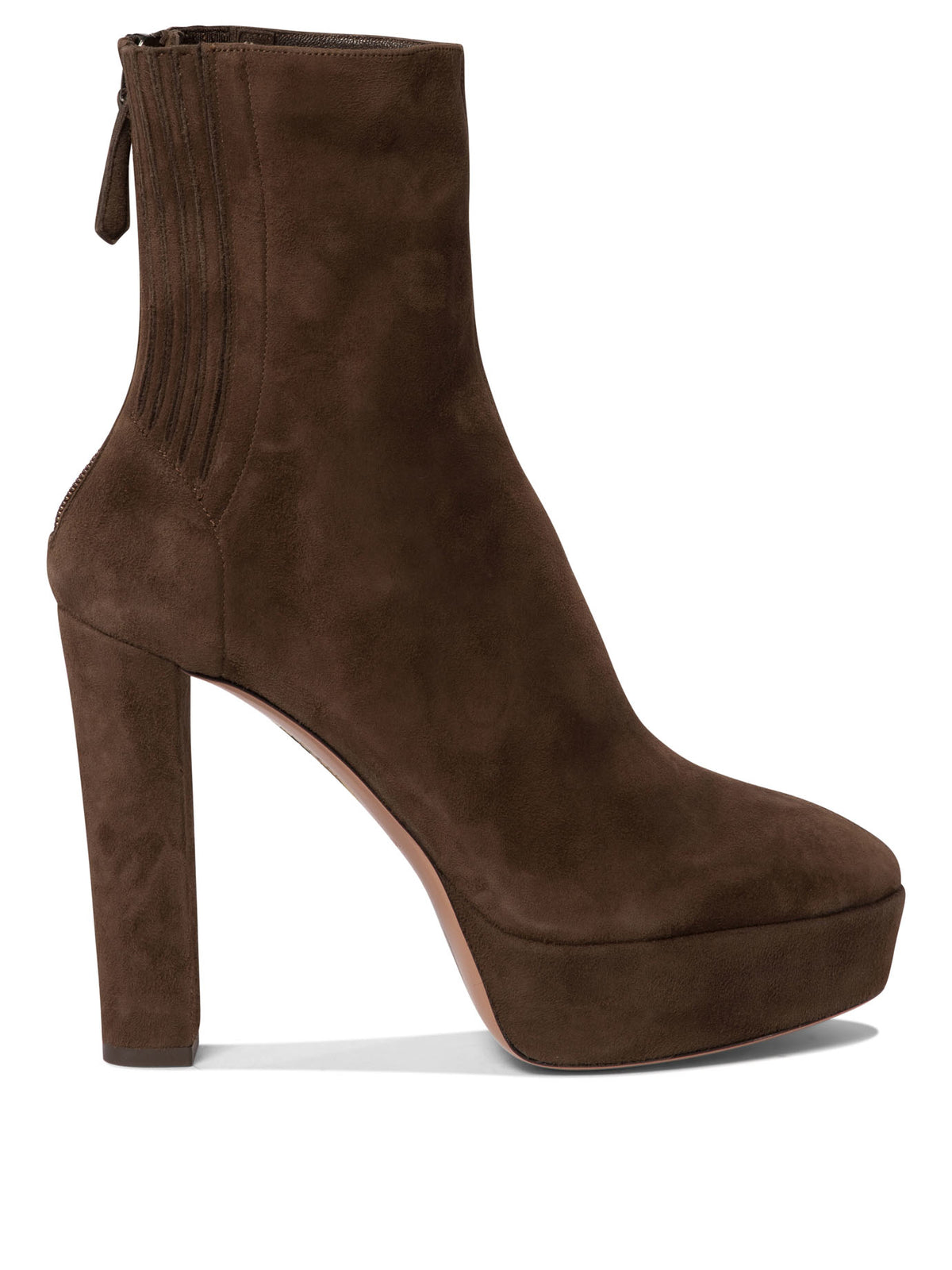 Aquazzura "Saint Honore 120 mm" ankle boots - Brown