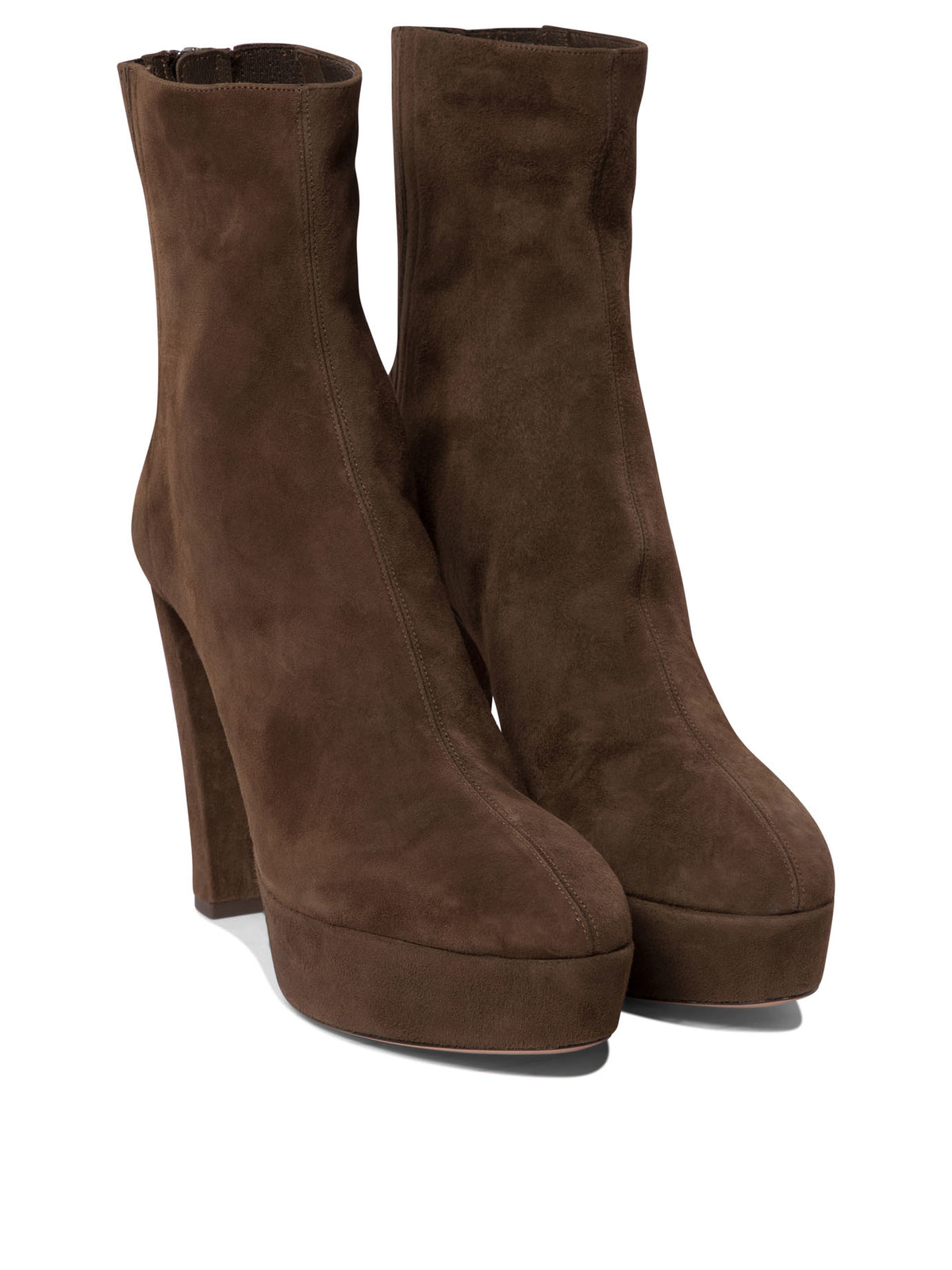 Aquazzura "Saint Honore 120 mm" ankle boots - Brown