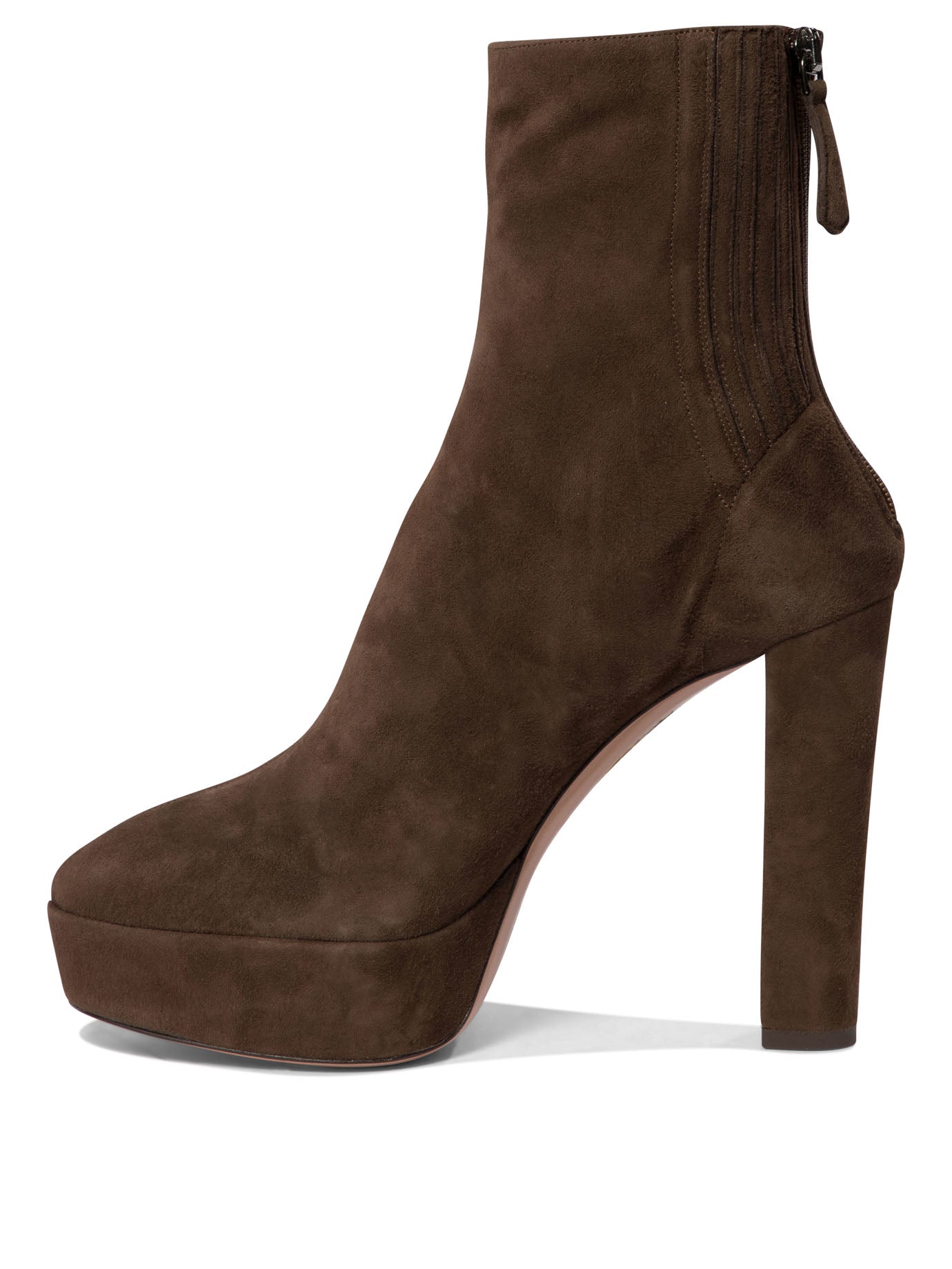Aquazzura "Saint Honore 120 mm" ankle boots - Brown