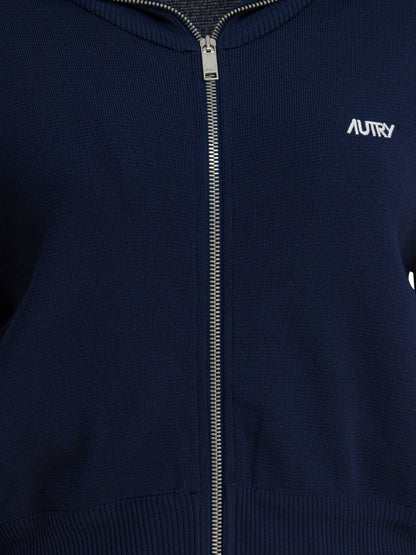Autry Viscose blend zippered sweatshirt - Blue