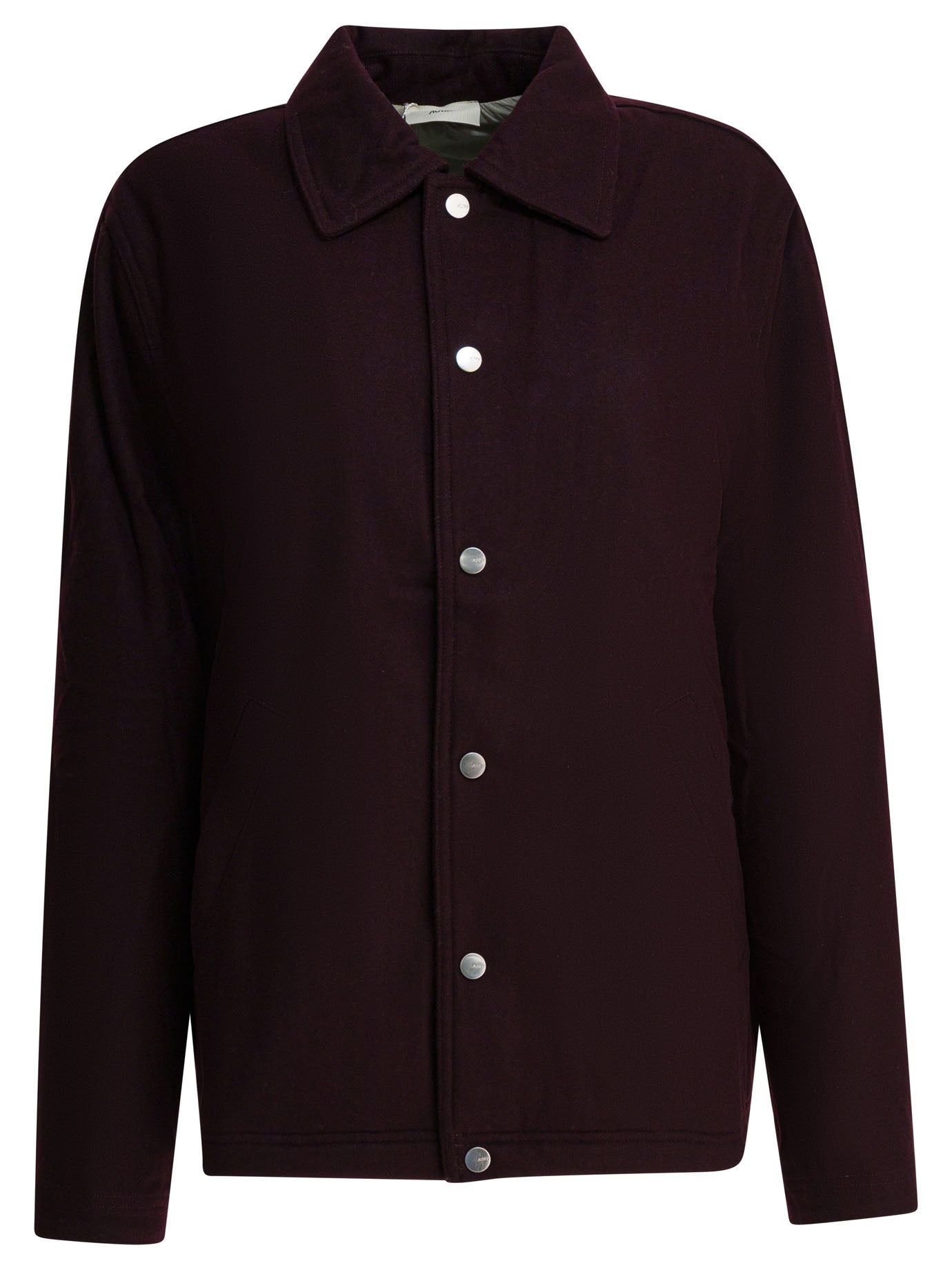 Autry Wool blend overshirt jacket - Bordeaux
