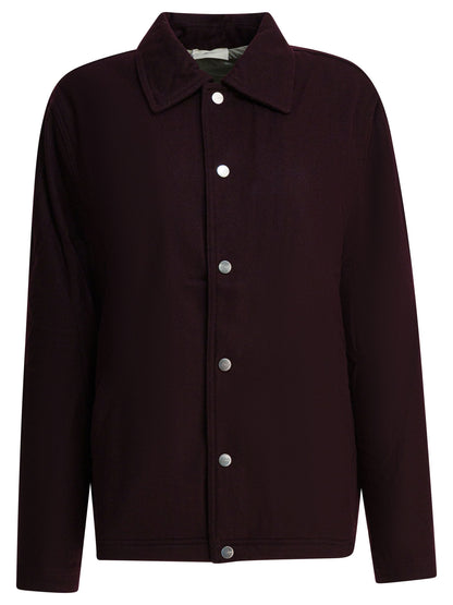 Autry Wool blend overshirt jacket - Bordeaux