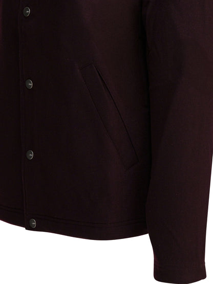 Autry Wool blend overshirt jacket - Bordeaux