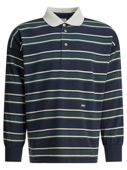 Autry "Rugby" cotton polo shirt - Blue