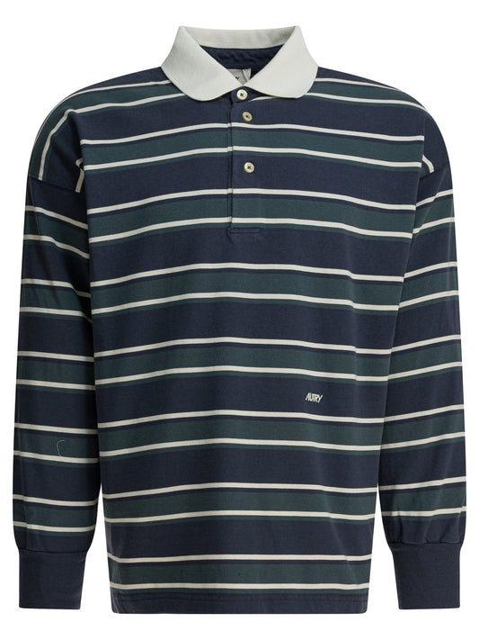 Autry "Rugby" cotton polo shirt - Blue