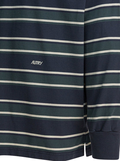 Autry "Rugby" cotton polo shirt - Blue