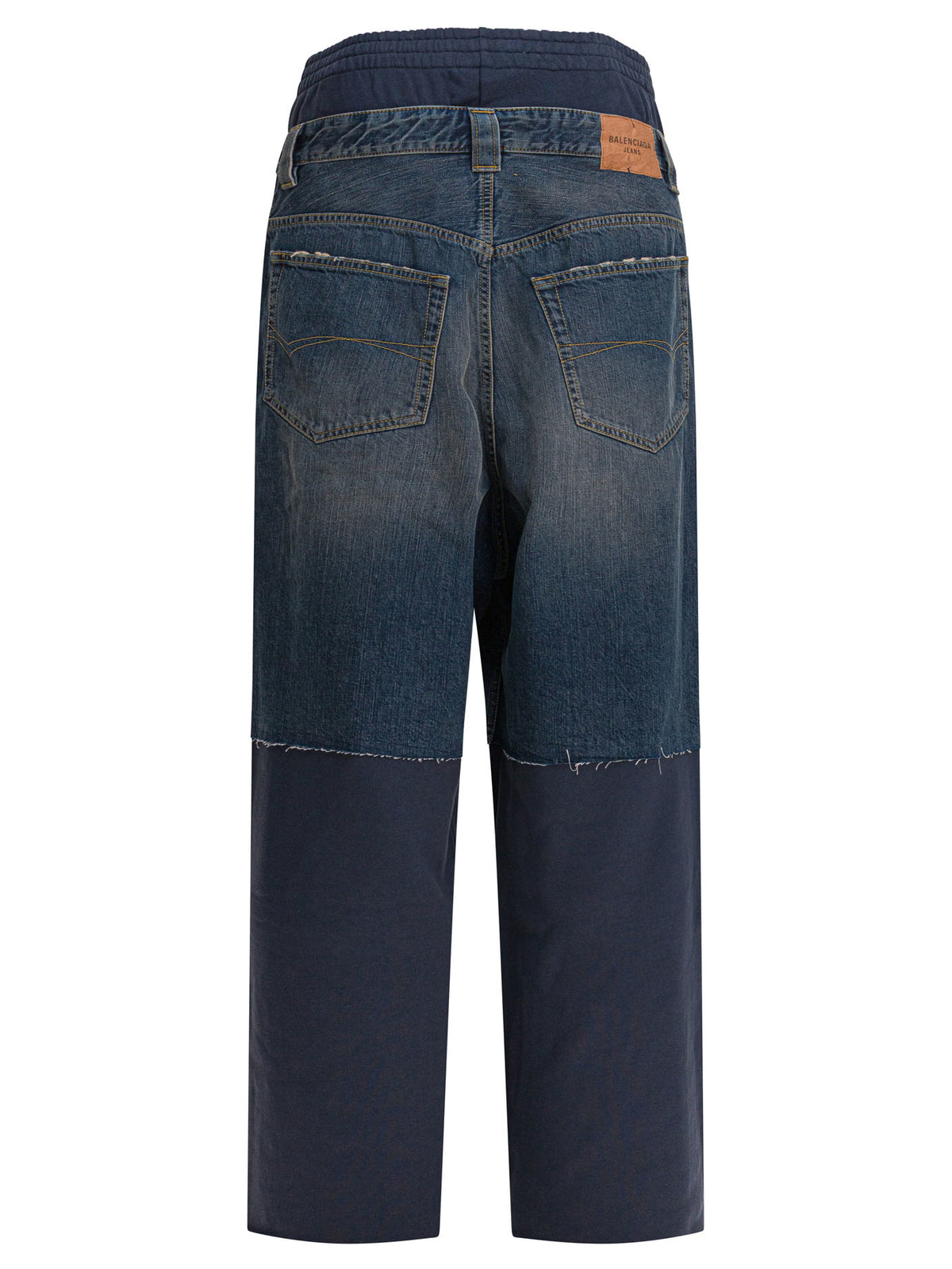Balenciaga Jeans "Patched Molleton" - Blue
