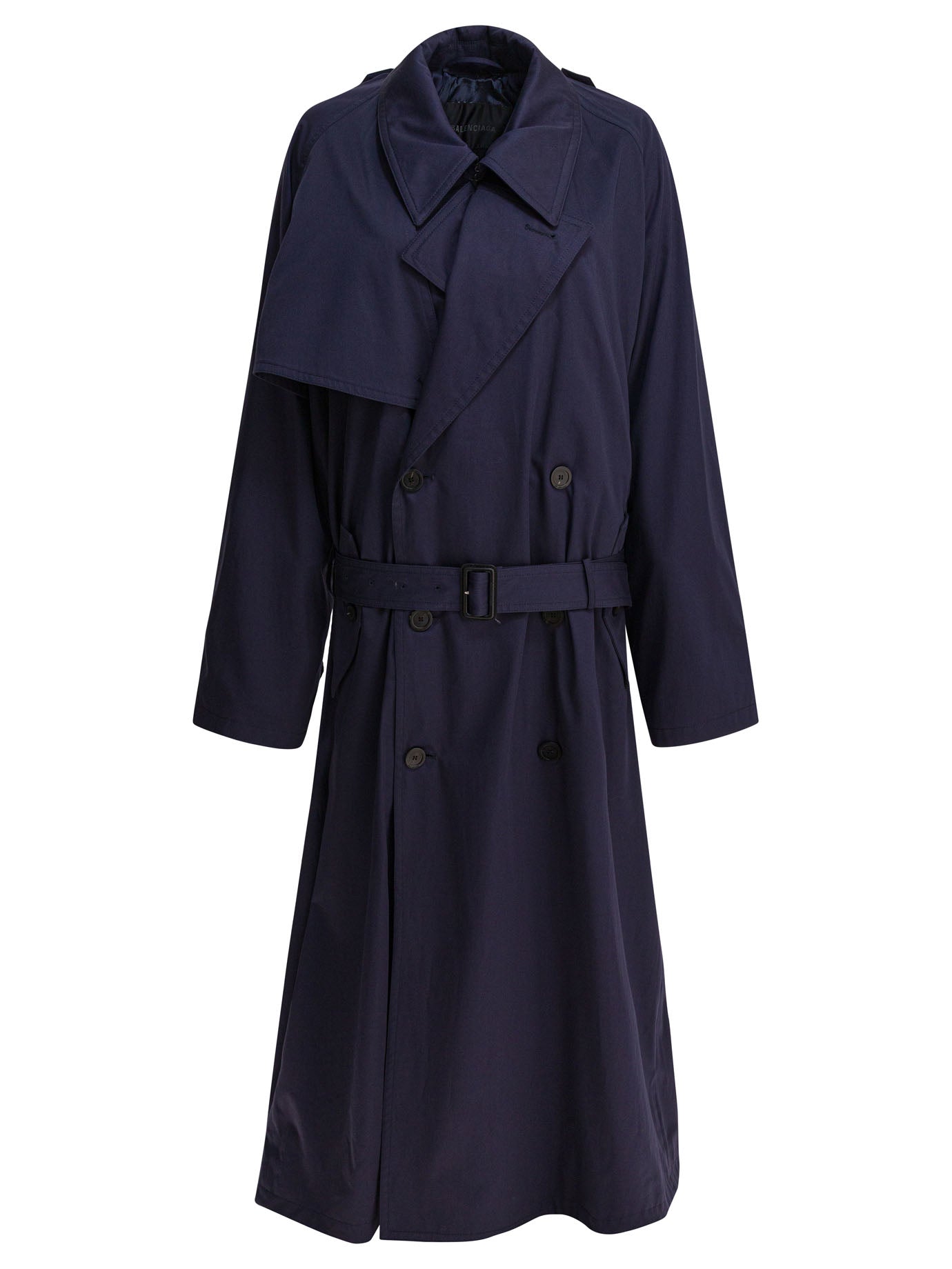 Balenciaga Cotton trench coat - Blue