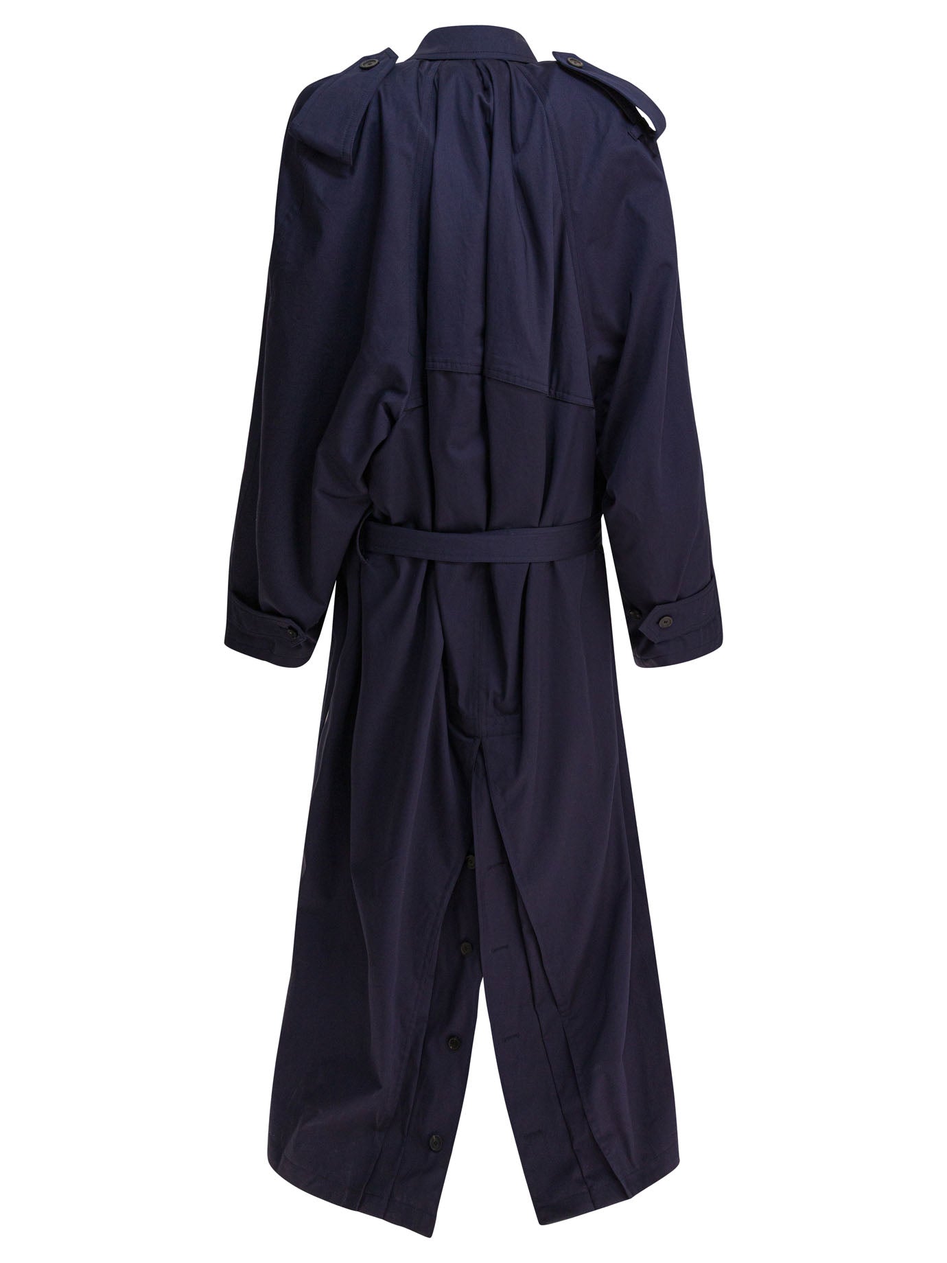Balenciaga Cotton trench coat - Blue