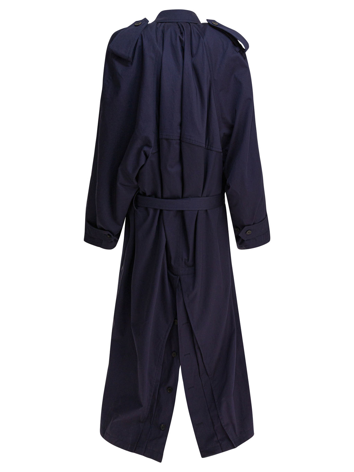 Balenciaga Cotton trench coat - Blue