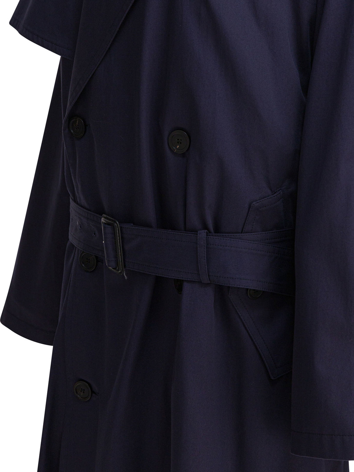 Balenciaga Cotton trench coat - Blue