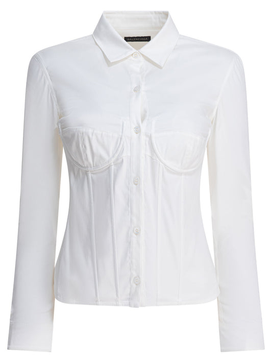 Balenciaga Corset shirt - White