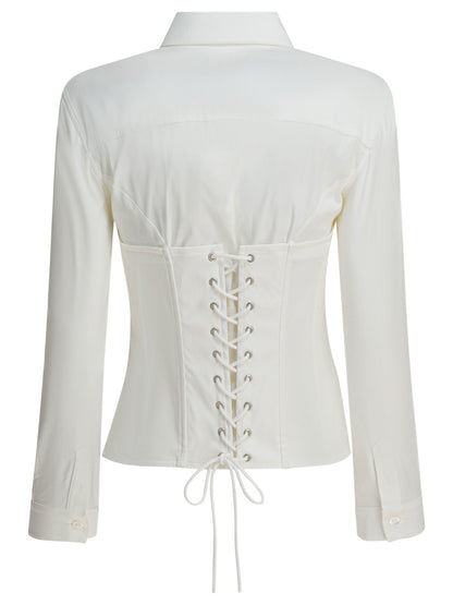 Balenciaga Corset shirt - White
