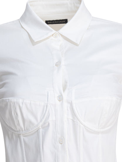 Balenciaga Corset shirt - White