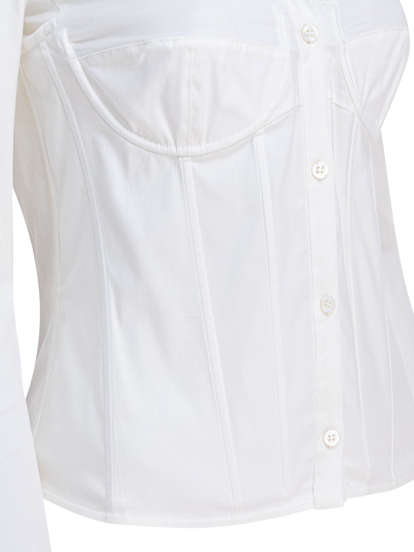Balenciaga Corset shirt - White