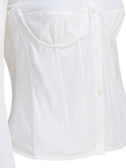 Balenciaga Corset shirt - White