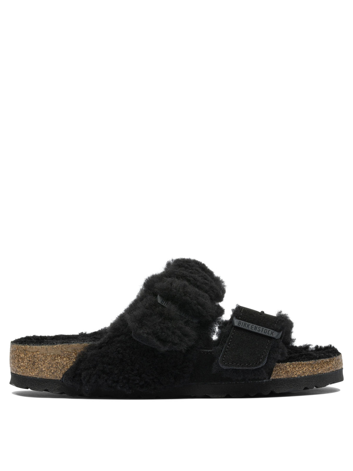 Birkenstock "Arizona Shearling" low sandals - Black