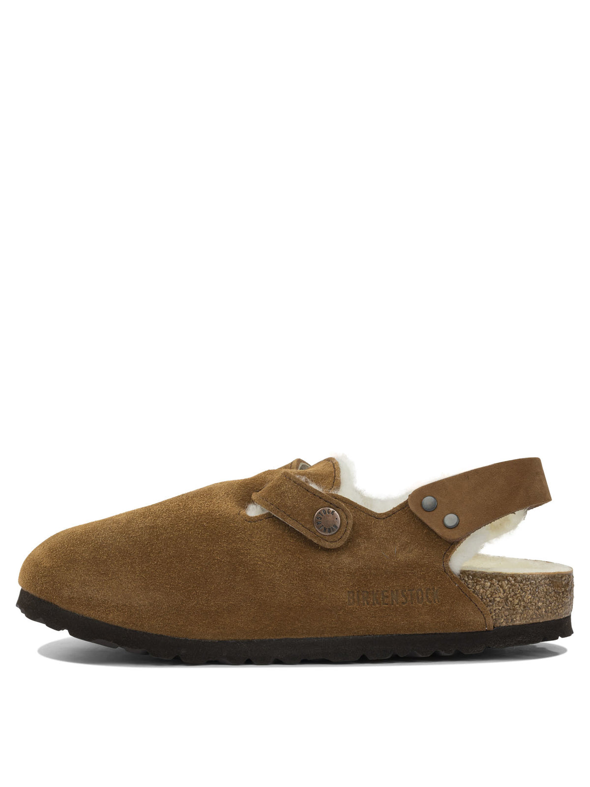 Birkenstock "Tokyo Shearling" Sabot - Beige