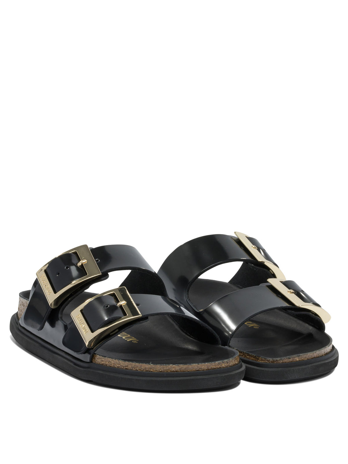 Birkenstock "Arizona Droplet Buckle" low sandals - Black