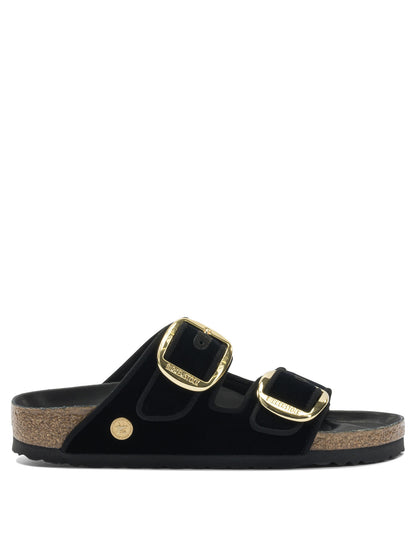 Birkenstock "Arizona Big Buckle" low sandals - Black