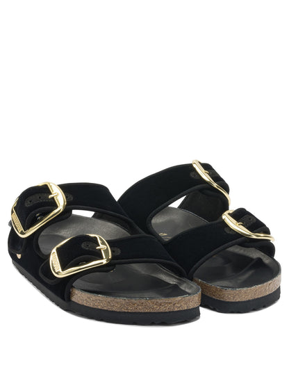 Birkenstock "Arizona Big Buckle" low sandals - Black
