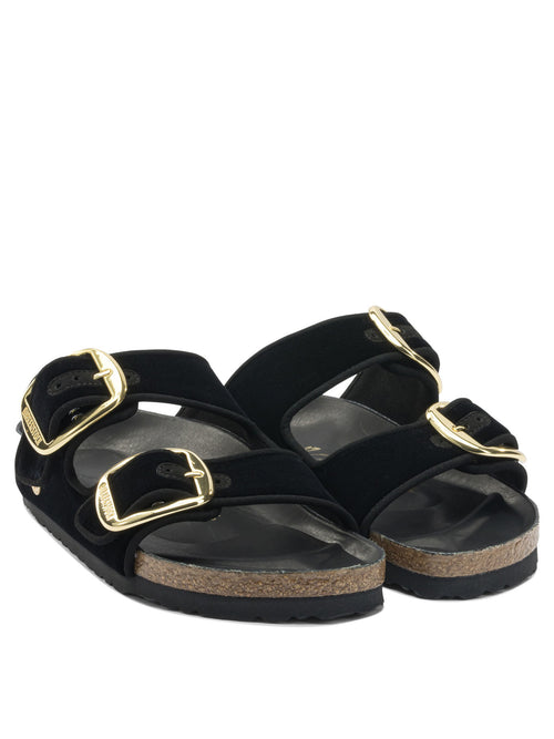 Birkenstock "Arizona Big Buckle" low sandals - Black