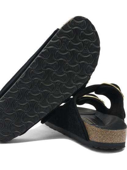 Birkenstock "Arizona Big Buckle" low sandals - Black