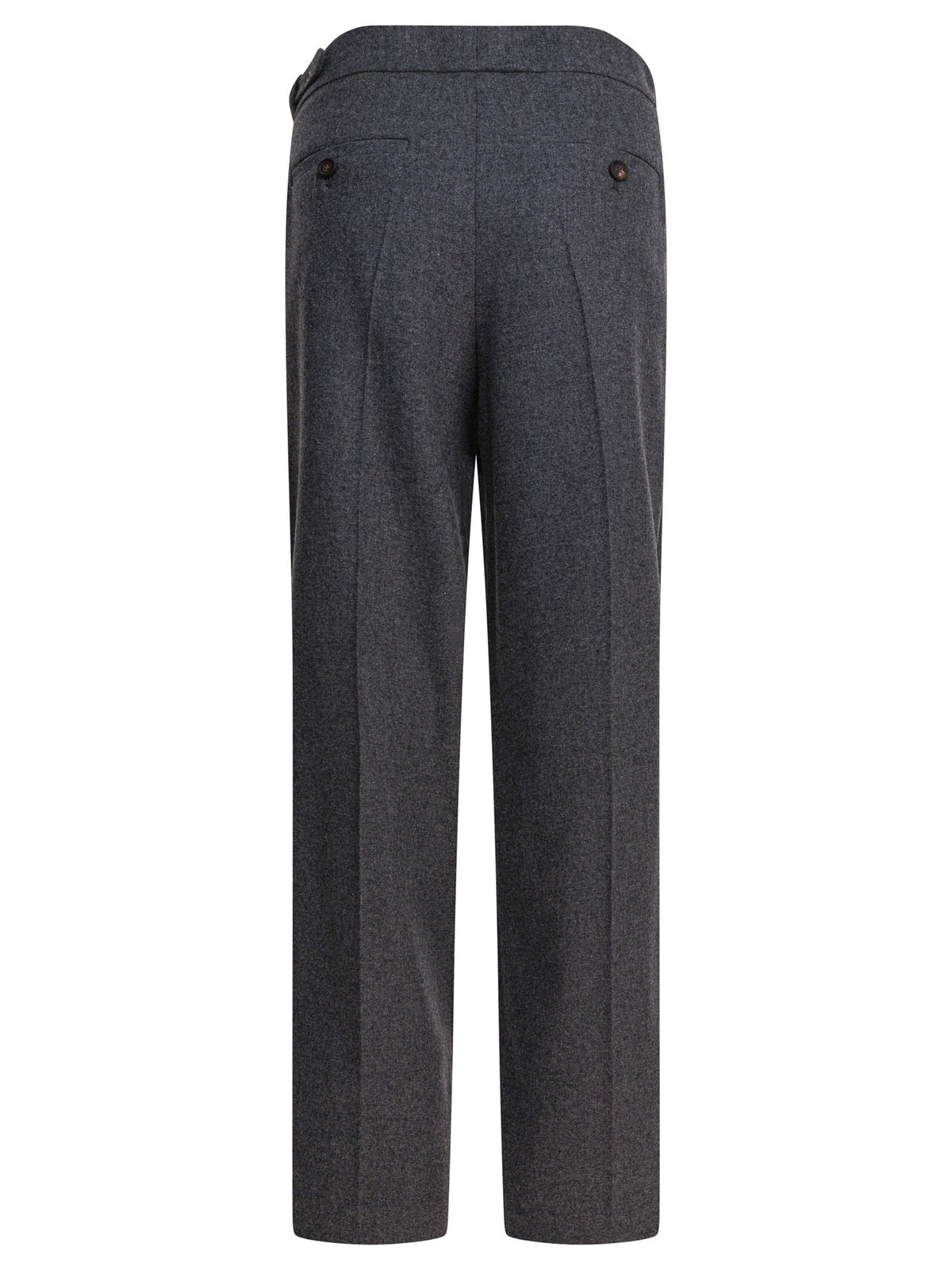 Brunello Cucinelli Wool pants with belt - Grey