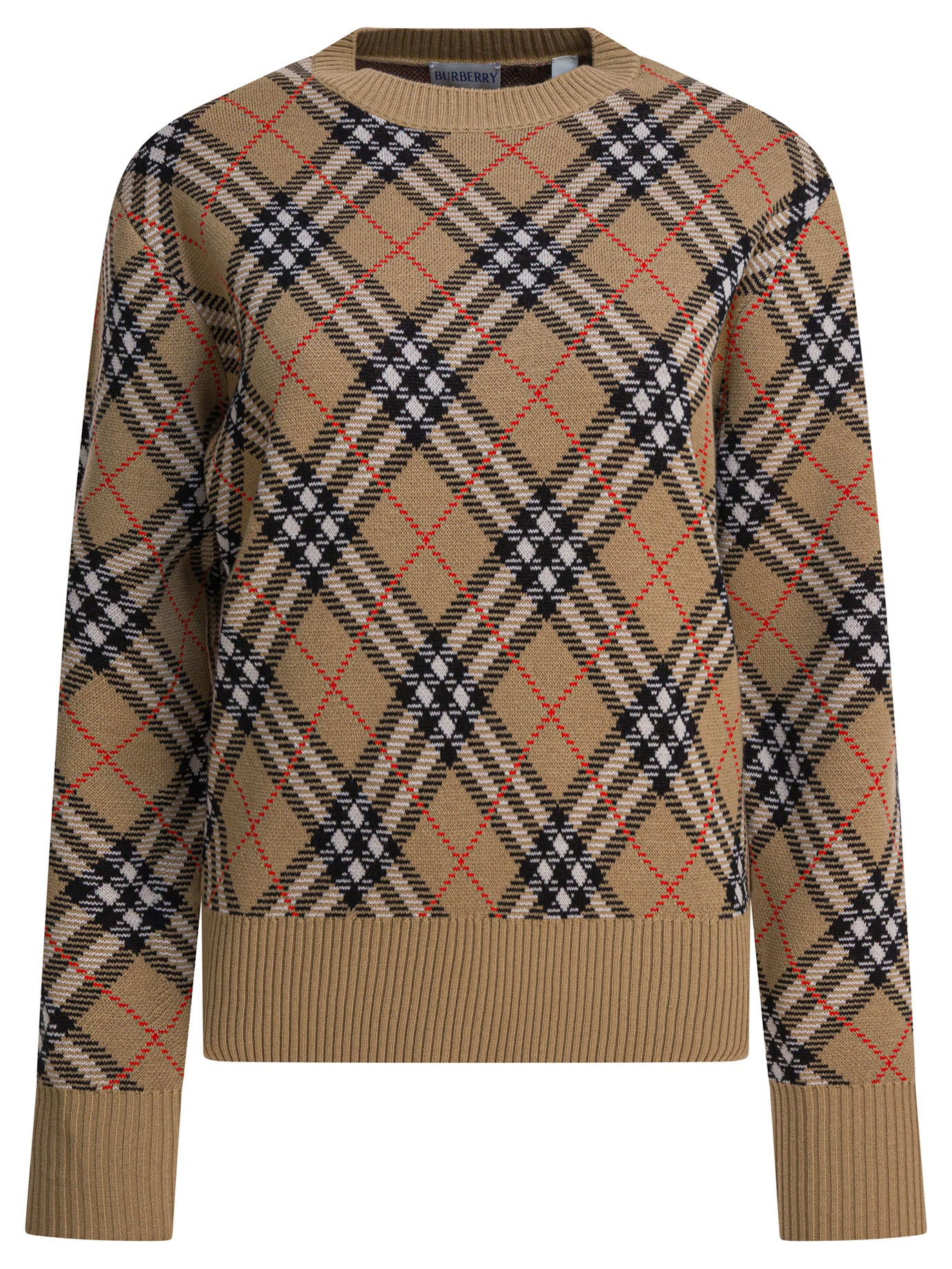 Burberry Wool blend crew neck sweater - Beige