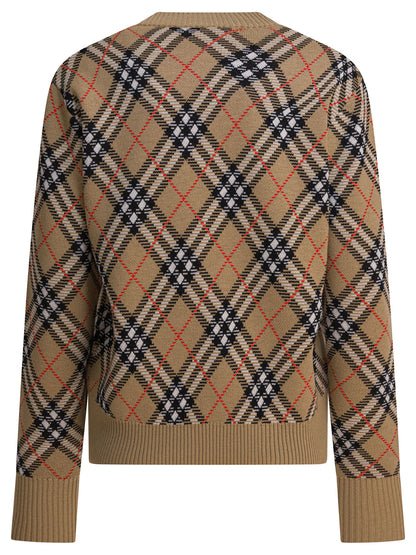 Burberry Wool blend crew neck sweater - Beige
