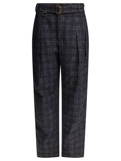 Burberry "Check" Jeans - Blue