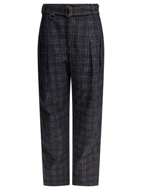 Burberry "Check" Jeans - Blue