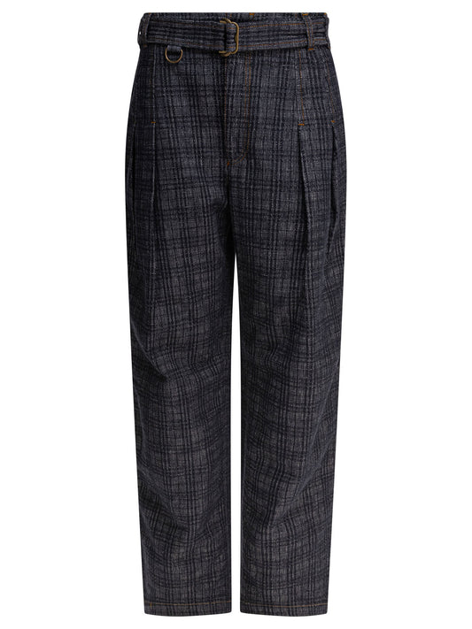 Burberry "Check" Jeans - Blue