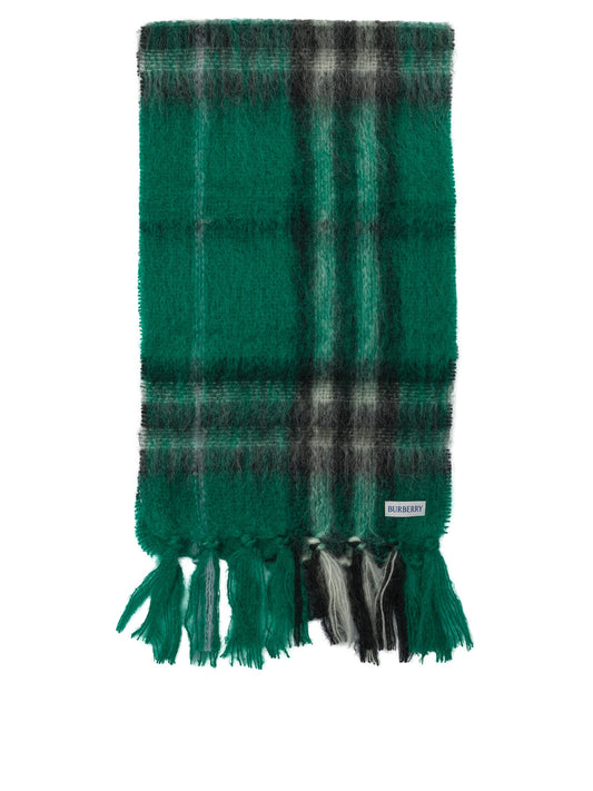 Burberry Cashmere scarf "Check" - Green