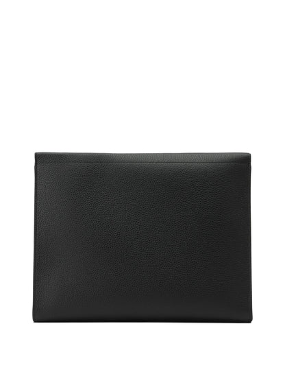Burberry "Equestrian Knight Design" Clutch Bag - Black